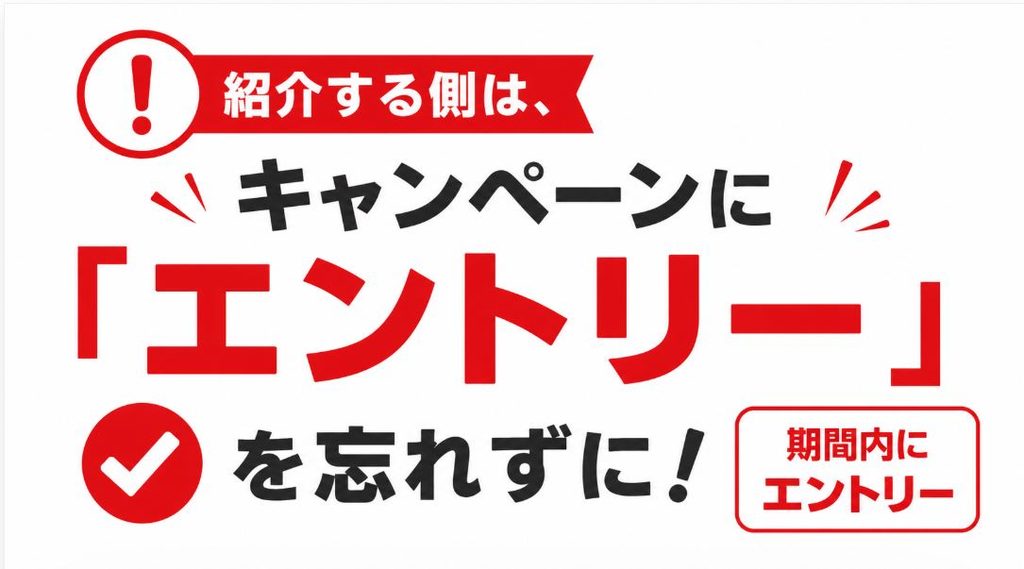 エントリーが必要