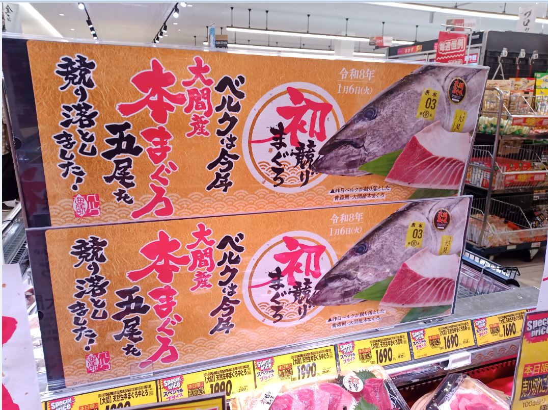 2026年は5尾5番マグロ