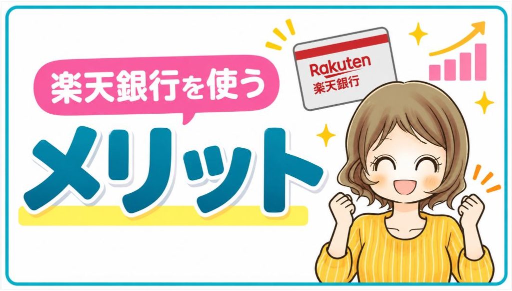 楽天銀行を使うメリット